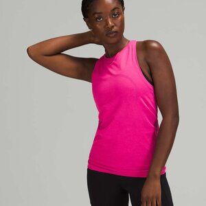 NWOT Lululemon Swiftly Tech High Neck Racerback Tank Top Size 2